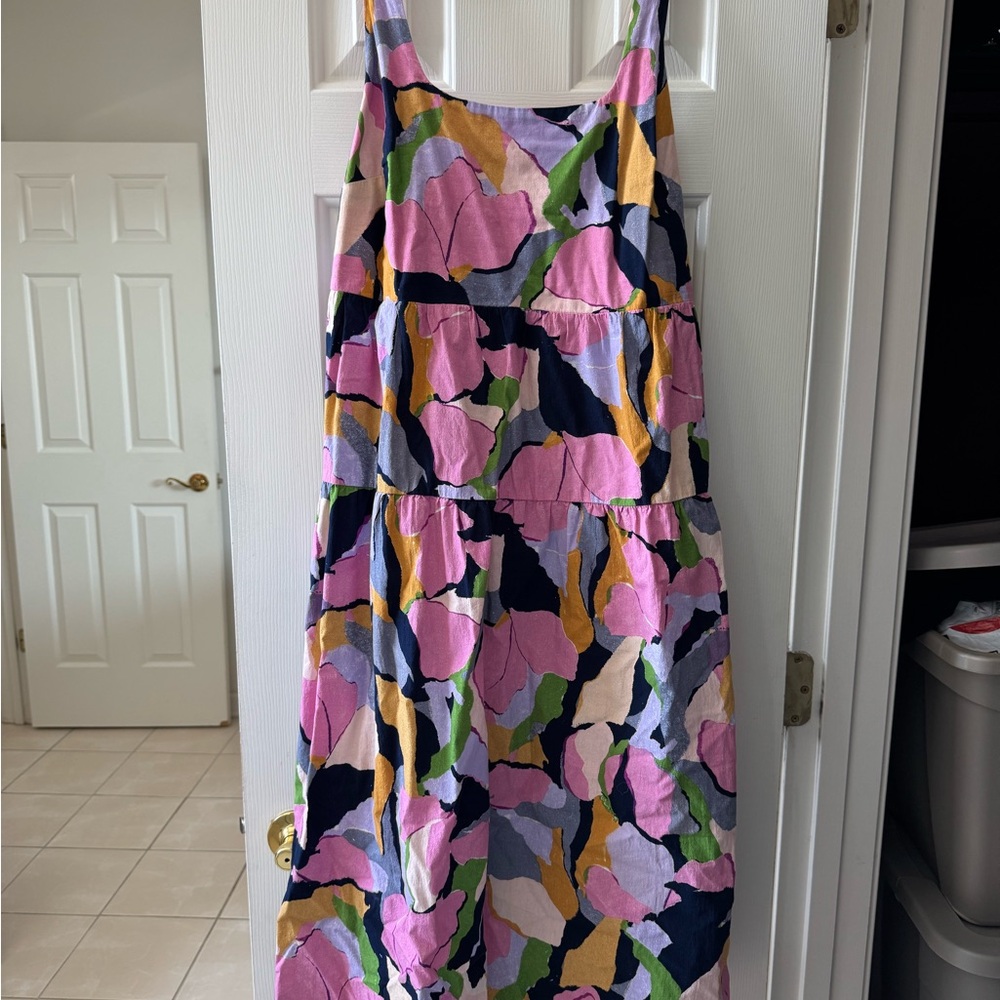 Ava & Viv Multicolor Abstract Dress